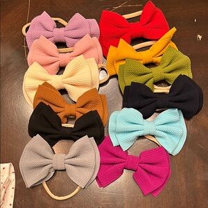 Colorful Bow Hair Set